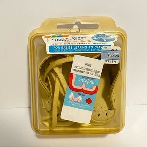 Vintage Baby Shoes Little Steps Majestic Crib Slippers New in Box Size 1 70s 80s